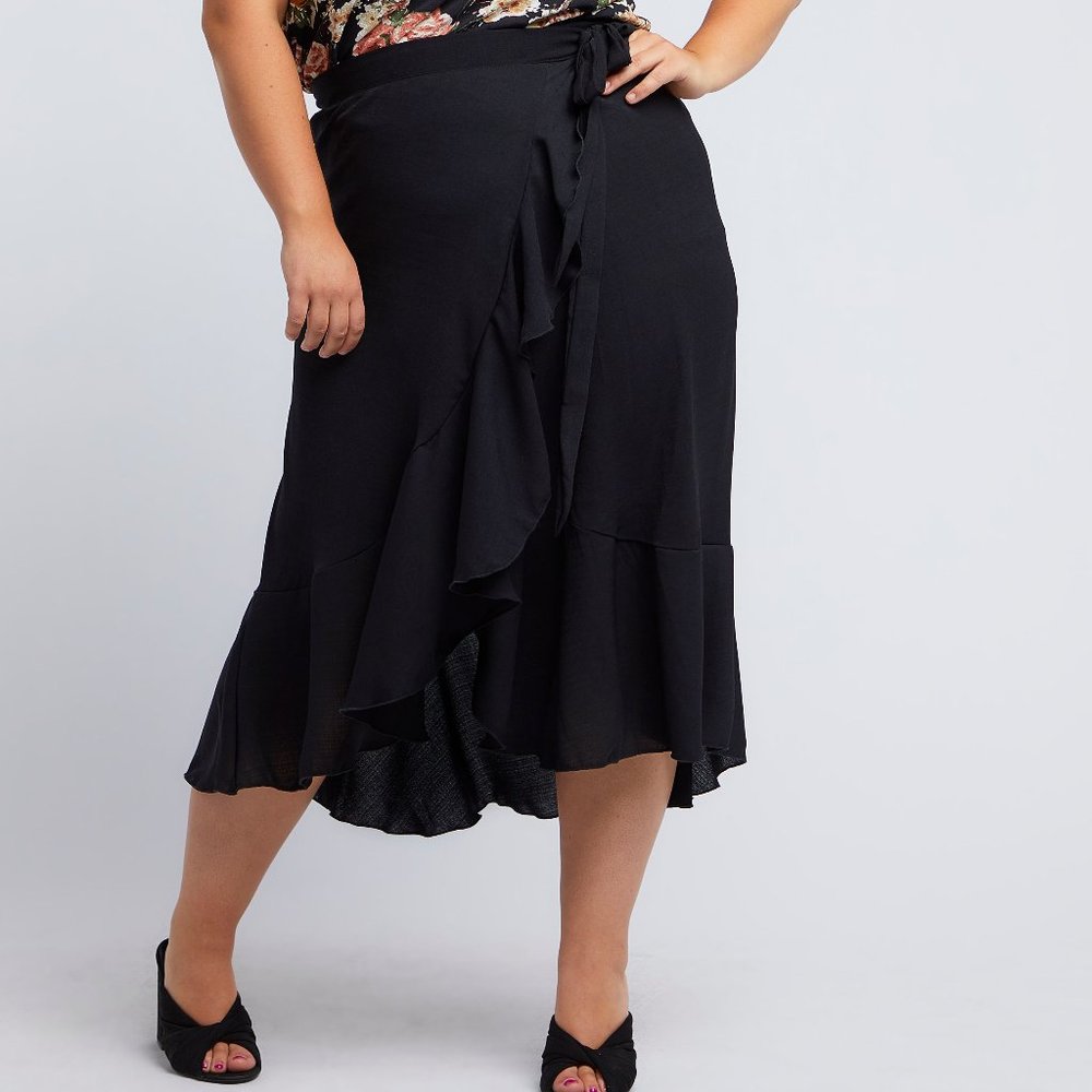 Piphany Black Valencia Skirt